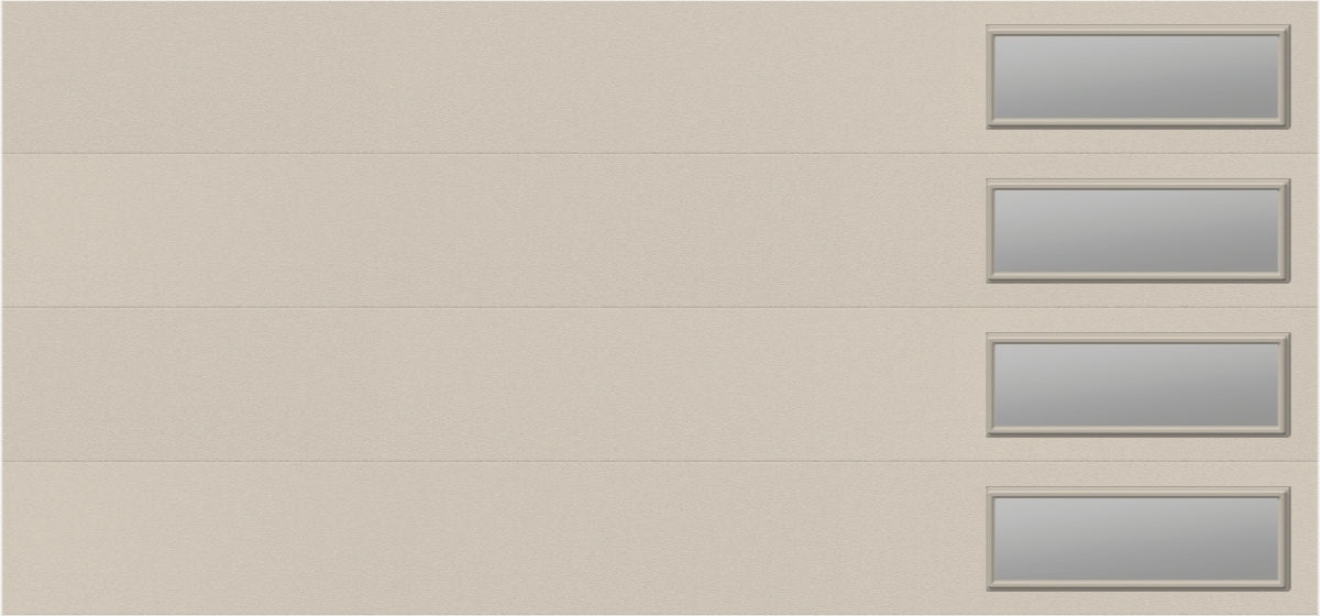 9'x7' Window - Skyflush Right - Almond - Clear