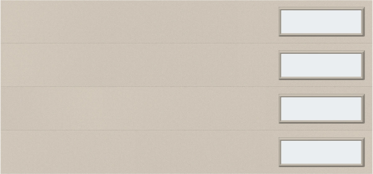 9'x7' Window - Skyflush Right  - Almond - Frosted