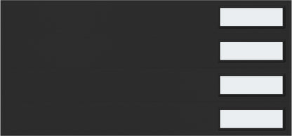 9'x7' Window - Skyflush Right  - Black - Frosted