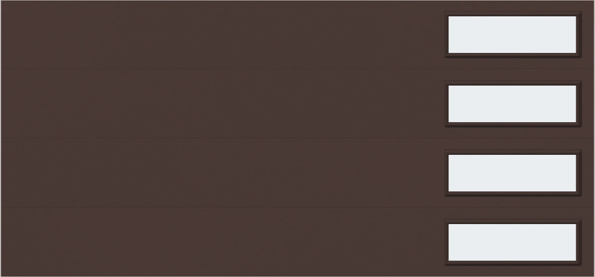 9'x7' Window - Skyflush Right  - Brown - Frosted