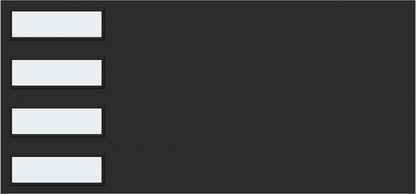 15'x7' Window - Skyflush Left  - Black - Frosted