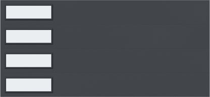 9'x7' Window - Skyflush Left   - Graphiete - Frosted