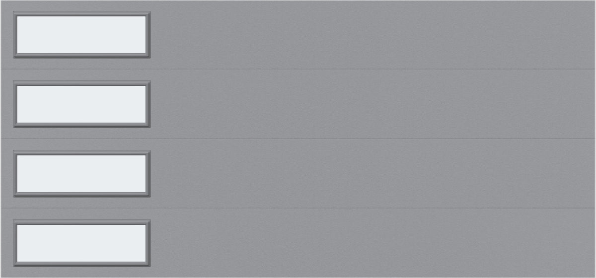 9'x7' Window - Skyflush Left  -  Gray - Frosted