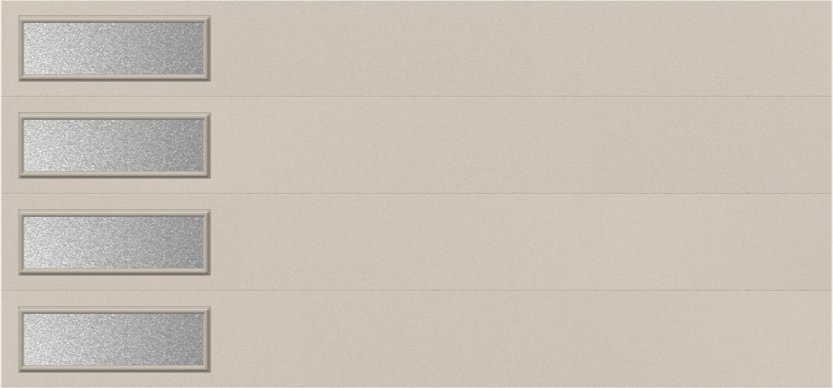 9'x7' Window - Skyflush Left - Almond - Obscure