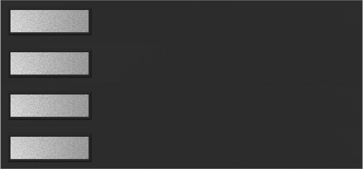 15'x7' Window - Skyflush Left  - Black - Obscure