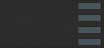9'x7' Window - Skyflush Right  - Black - Tinted 