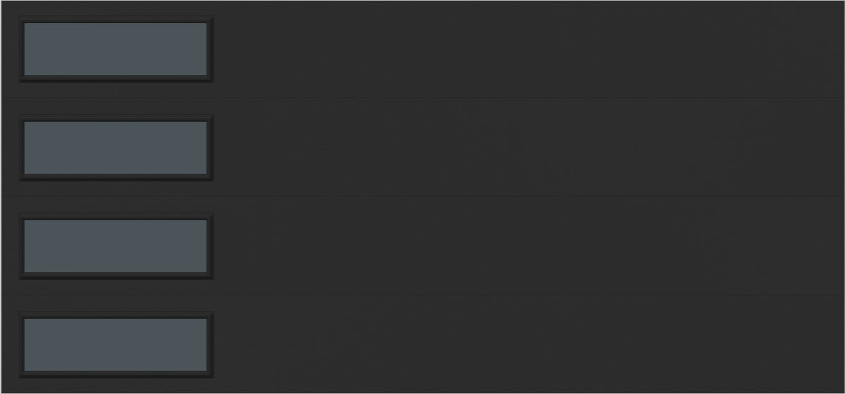 9'x7' Window - Skyflush Left - Black - Tinted 