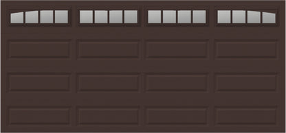 15x7 -  Long with glass Arched Stockbridge Long - Clear  With glass Long - Brown