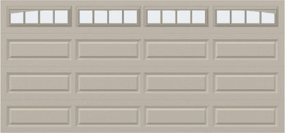 15x7 - Arched Stockbridge Long - Frosted With glass Long - Almond