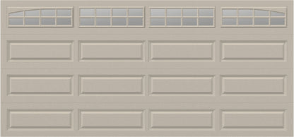 15x7 - Arched Stockton Long - Clear  With glass Long - Almond