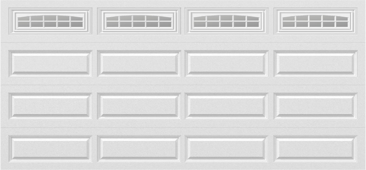 15x7 -  Cascade - Clear  With glass Long - White