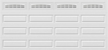 15x7 -  Cascade - Frosted  With glass Long - White