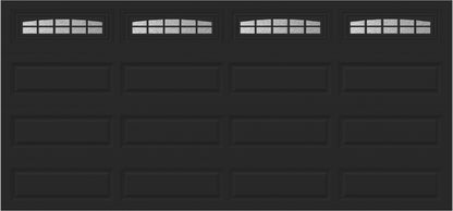 15x7 -  Cascade - Obscure  With glass Long - Black