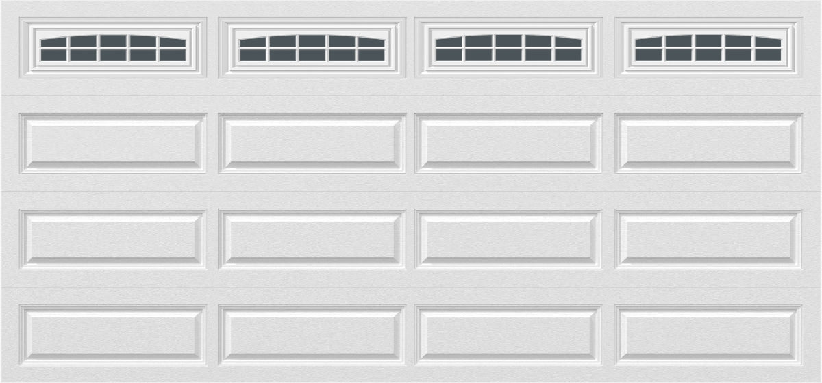 15x7 -  Cascade - Tinted  With glass Long - White