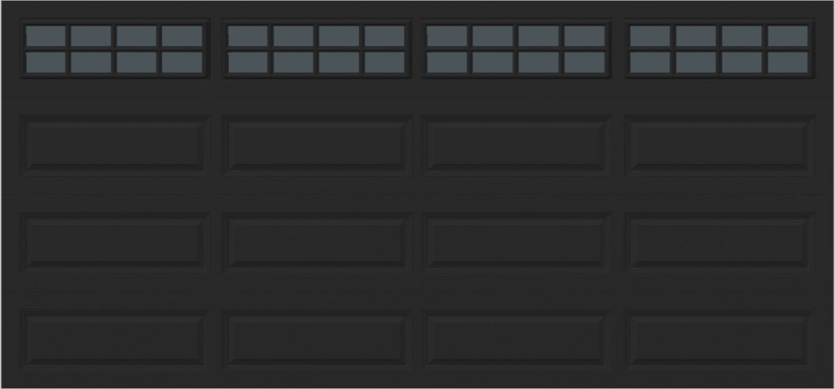 15x7 -  Tinted - Long Stockton With glass - Black