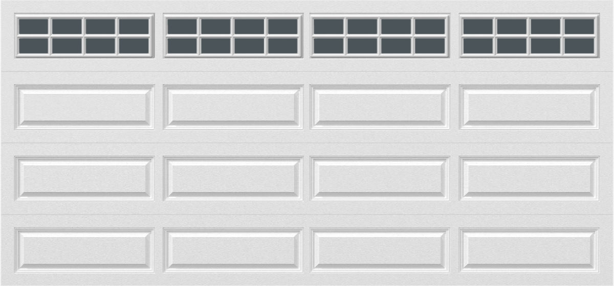 15x7 -  Tinted - Long Stockton With glass - White