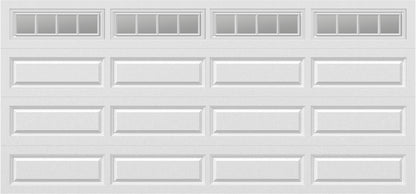 15x7 -  Straight Stockbridge Long  - Clear  With glass Long - White