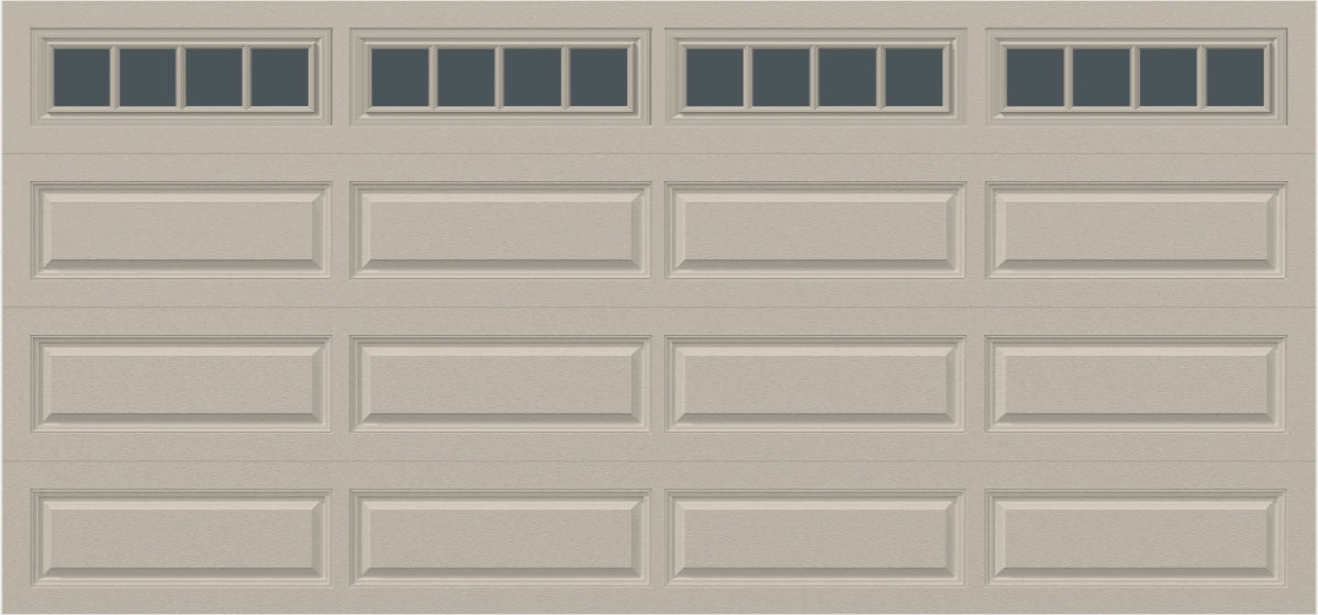 15x7 - Straight Stockbridge Long - Tinted   With glass Long - Almond