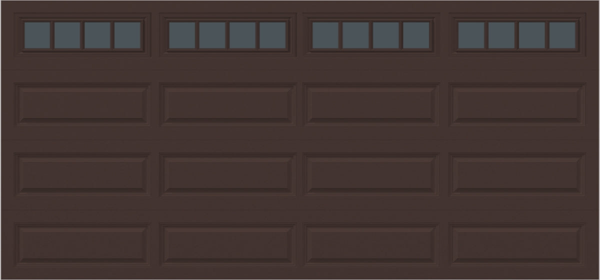 15x7 -  Straight Stockbridge Long - Tinted   With glass Long - Brown