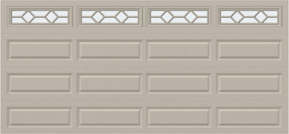 15x7 - Waterton Long 1 - Frosted -  With glass Long - Almond