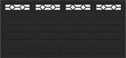 15x7 -  Waterton Long 1 - Frosted -   With glass Long - Black