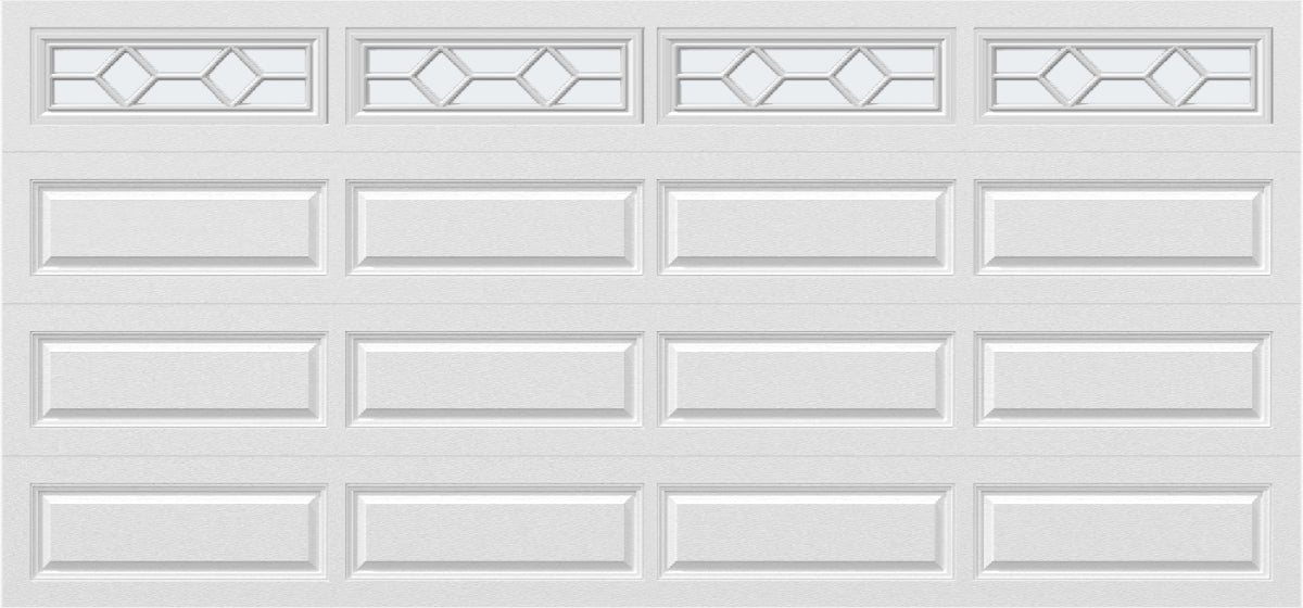 15x7 -  Waterton Long 1 - Frosted - With glass Long - White