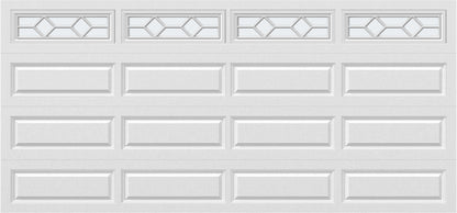 15x7 -  Waterton Long 1 - Frosted - With glass Long - White