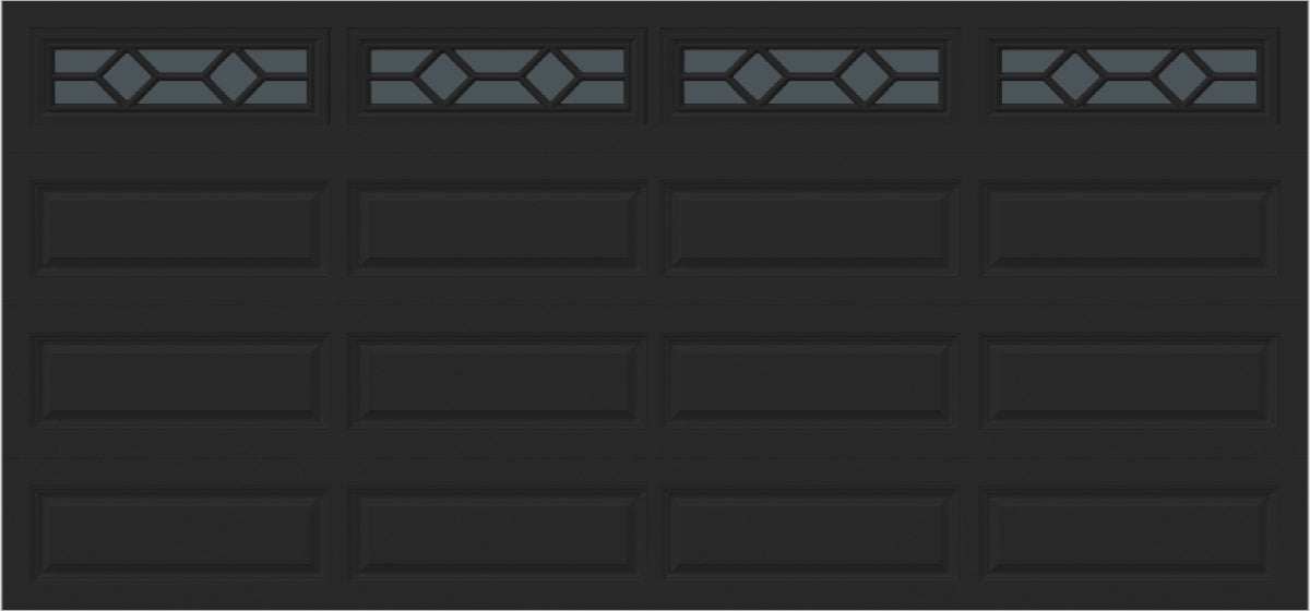 15x7 -  Waterton Long 1 - Tinted -   With glass Long - Black