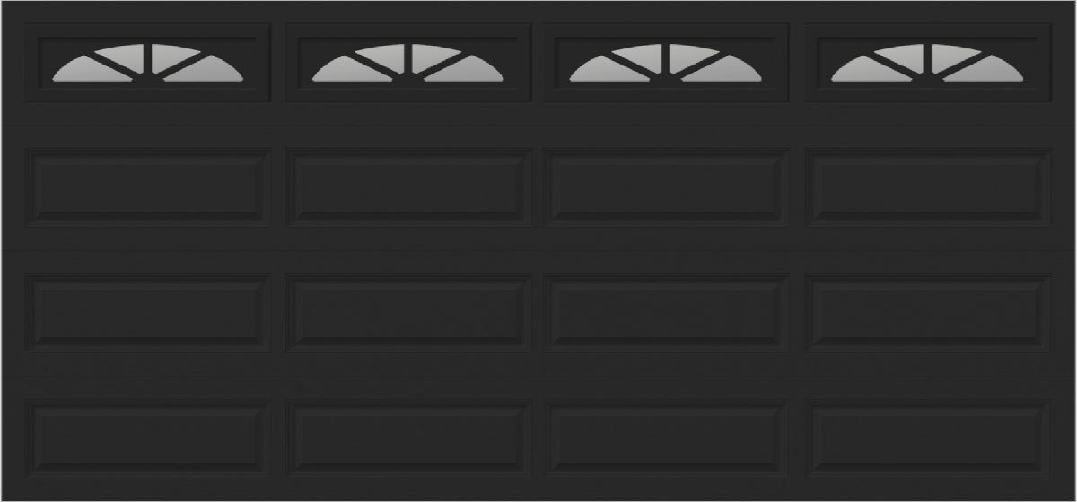 15x7 -  Waterton Long 2  - Clear -   With glass Long - Black