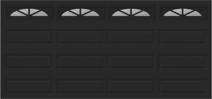 15x7 -  Waterton Long 2  - Clear -   With glass Long - Black