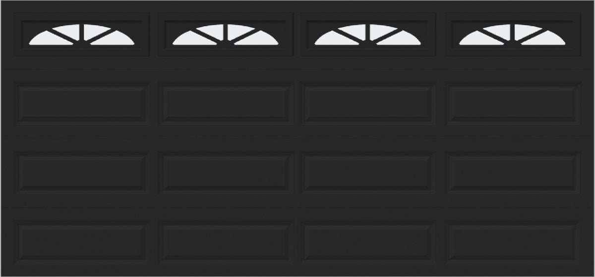 15x7 -  Waterton Long 2 - Frosted -  With glass Long - Black