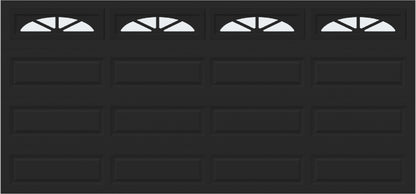 15x7 -  Waterton Long 2 - Frosted -  With glass Long - Black