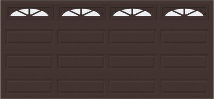 15x7 -  Waterton Long 2 - Frosted -  With glass Long - Brown