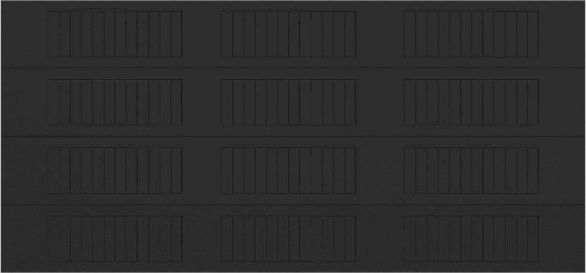 15x7 - No glass Long - Black