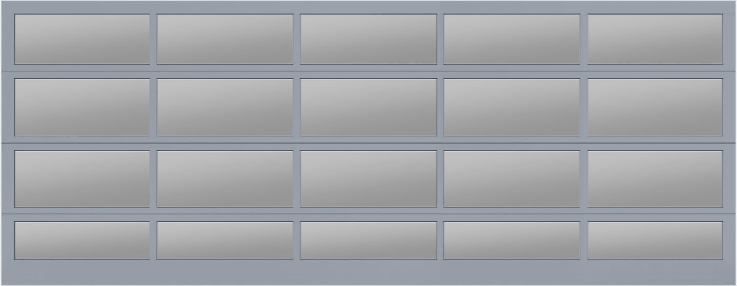 18'x7' Window - Aluminum - Clear Anodized - Black Laminate