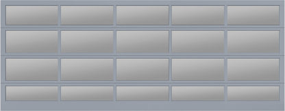 18'x7' Window - Aluminum - Clear Anodized - Black Laminate