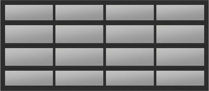 16'x7' Window - Aluminum  - Black - Black Laminate