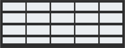 18'x7' Window - Aluminum  - Black - White Laminate