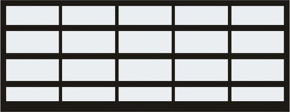 18'x7' Window - Aluminum - Dark Bronze - White Laminate