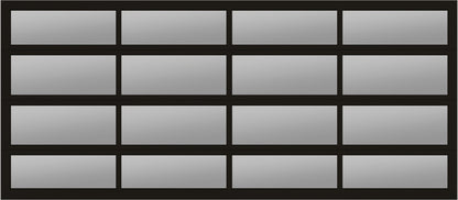 16'x7' Window - Aluminum - Dark Bronze - Black Laminate