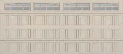 16x7 - Arched Stockton Long - Clear  With glass Long - Almond