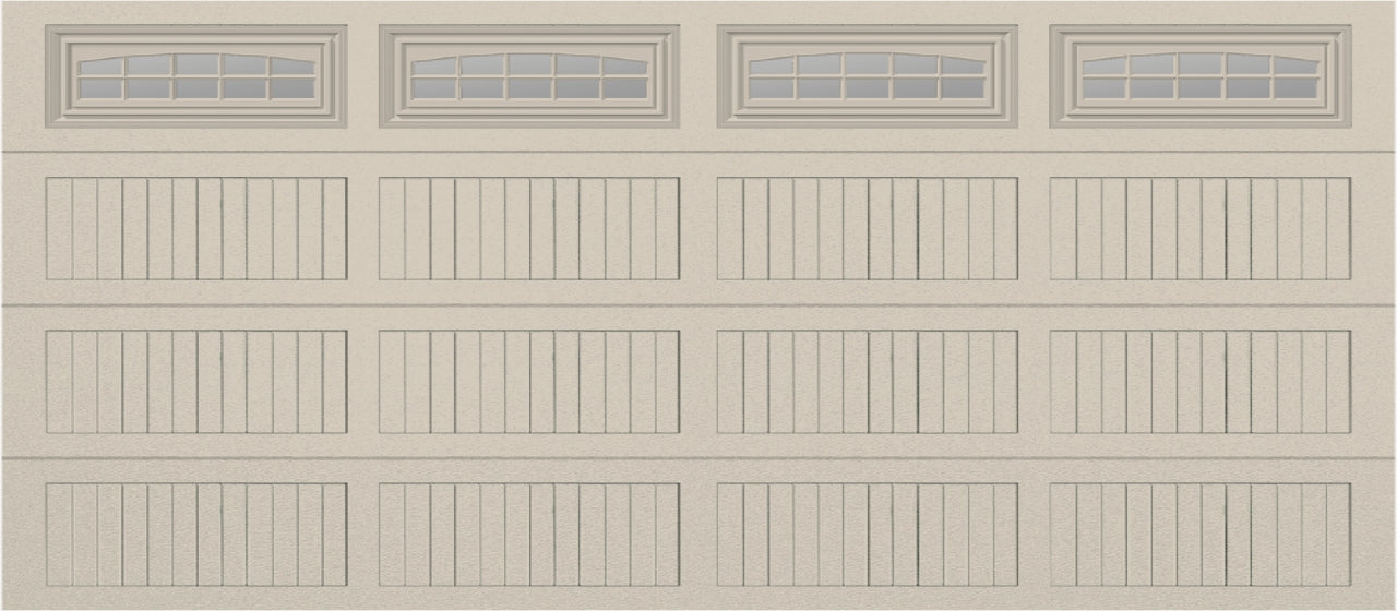 16x7 - Cascade - Clear  With glass Long - Almond