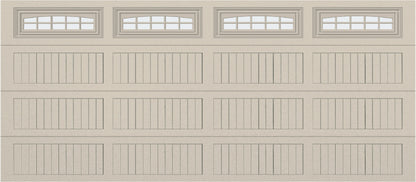 16x7 - Cascade - Frosted  With glass Long - Almond