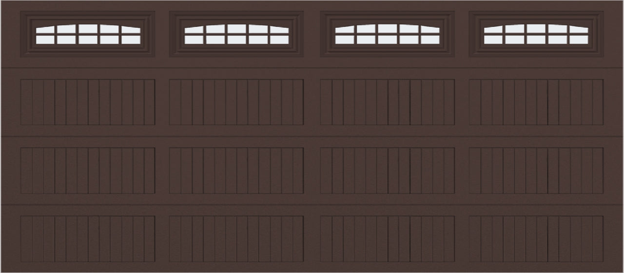 16x7 -  Cascade - Frosted  With glass Long - Brown