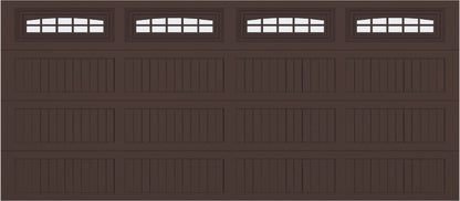 16x7 -  Cascade - Frosted  With glass Long - Brown