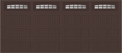 16x7 -  Cascade - Obscure  With glass Long - Brown