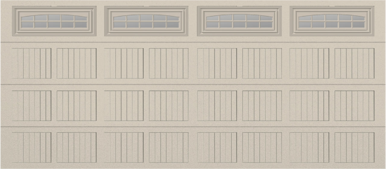 16x7 -  Cascade Short - Clear  With glass - Almond