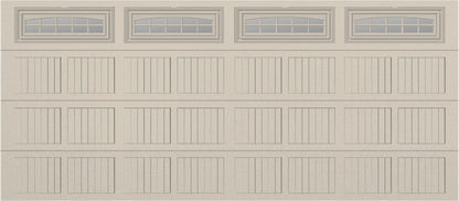 16x7 -  Cascade Short - Clear  With glass - Almond