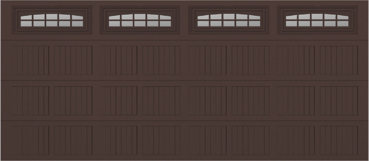 16x7 -  Cascade Short - Clear  With glass - Brown