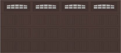 16x7 -  Cascade Short - Clear  With glass - Brown